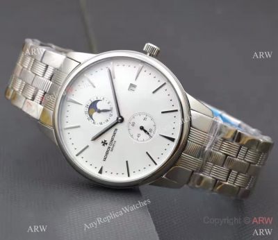 High Quality Copy Vacheron Constantin Moonphase Stainless Steel Watch